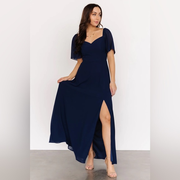 Sierra Sweetheart Maxi Dress | Navy - Picture 1 of 7
